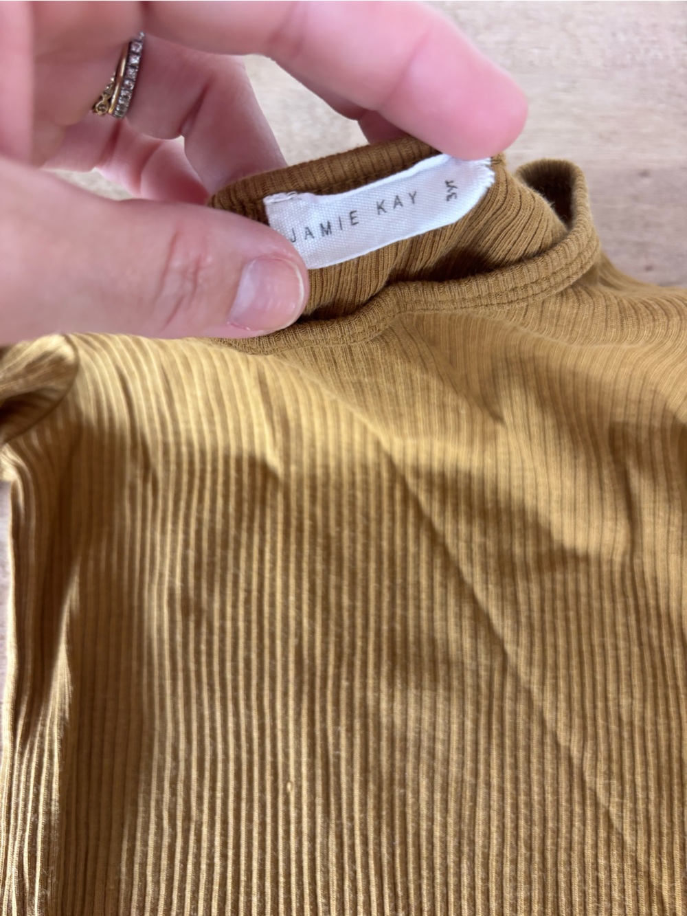 Jaime Kay Ribbed basic long sleeve - Picture 2 of 3